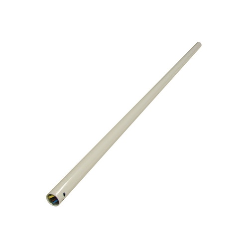 Downrod DC Ceiling Fan 1800mm Inc Wiring Loom White Satin 25mm Dia