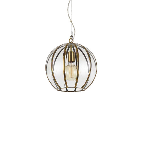 MEDINA 30 PENDANT 25wE27max D:300 ANTIQUE BRASS