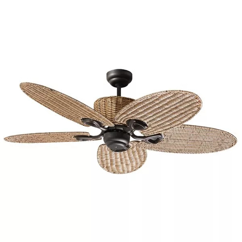 Hamilton 1320mm 5 Blade Palm Ceiling Fan Only Old Bronze