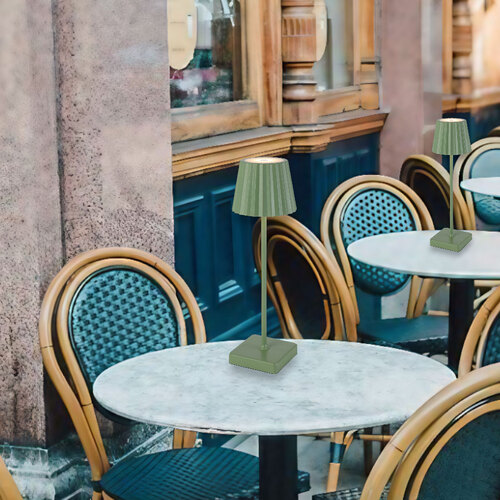 MINDY RECHARGEABLE TL 3wLED TOUCH SWITCH IP54 3CCT 300LM 2X2000mah 1M  GREEN SAND