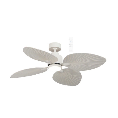 Kingston 1260mm 3 ABS Blade DC WIFI Remote Control Ceiling Fan with Variable Dim 24w CCT LED Light White