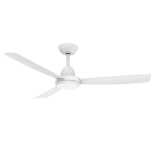 Legend DC 1220mm ABS 3 Fast Fix Blade Wall Control Ceiling Fan With 18W Dimmable Tricolour LED Light Matt White