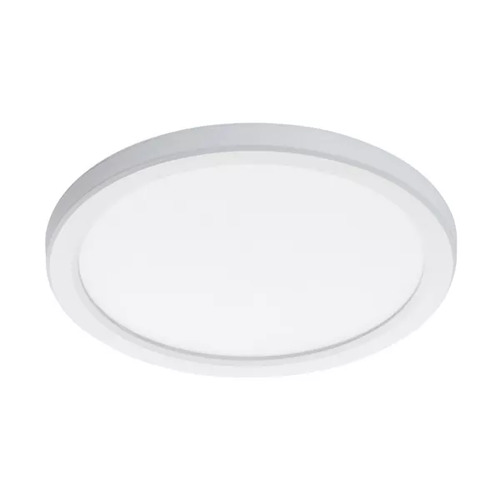 Fino 280mm LED Oyster Light 18w Tricolour White with Sensor 