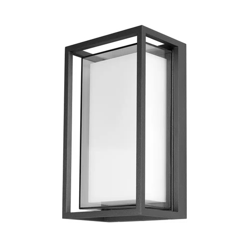 Crew 12W LED Tricolour Wall Exterior Matt Black