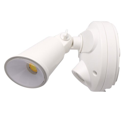 Defender Single Spot LED Outdoor Flood Light 10w Tricolour White
