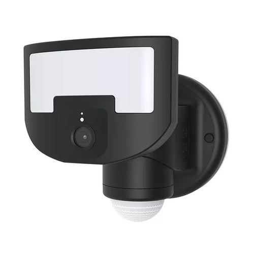 Sentinel 24W LED Floodlight PIR Motion Sensor 5000K WiFi 1080P HD Camera Black