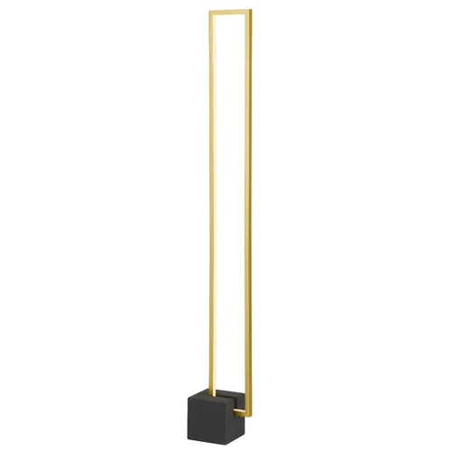 MODRIC FLOOR LAMP 24wSMD LED W:150 L:200 H:1400 3000kBLACK base/GOLD Annodised