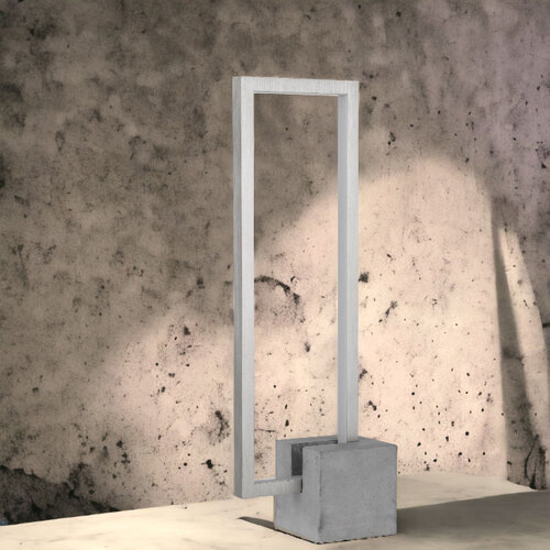 MODRIC TABLE LAMP 12wSMD LED W:100 L:175 H:500 3000k GREY CONCRETE