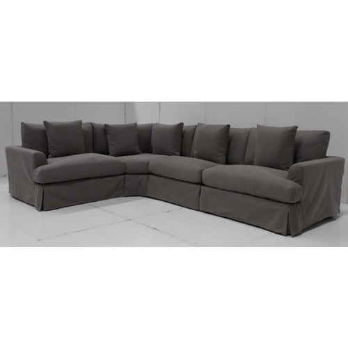 Modular Sofa 4 Piece Slate