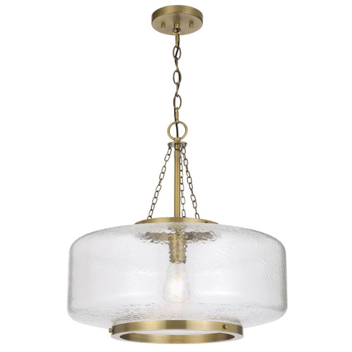MORNET PENDANT 25wE27max D:500 H:525 CHAIN 2M GOLD / CLEAR