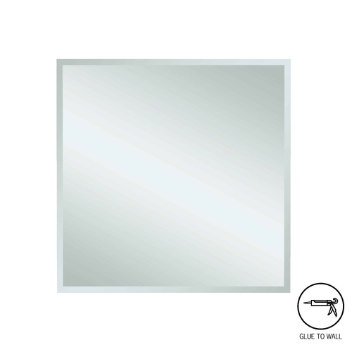 Montana Square 25mm Bevel Edge Mirror - 750x750mm Glue-to-Wall
