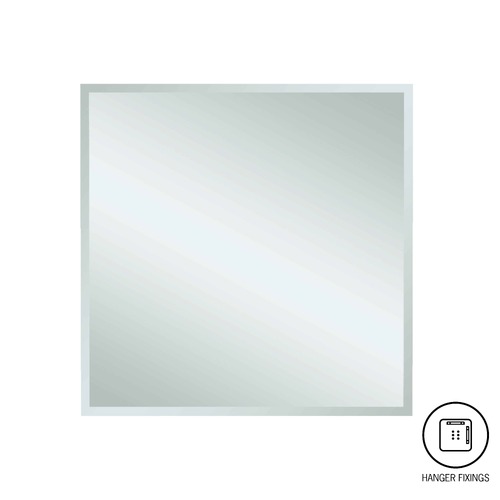 Montana Square 25mm Bevel Edge Mirror - 750x750mm with Hangers