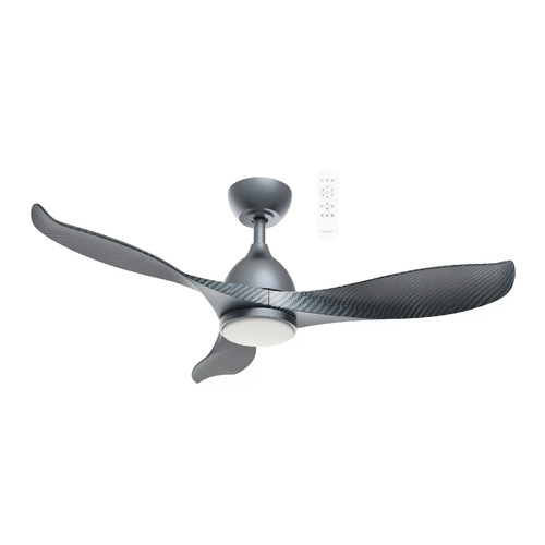 Scorpion 1320mm 3 ABS Blade WIFI DC & Remote Control Ceiling Fan with Variable Dim 15w CCT LED Light Graphite/Carbon blades