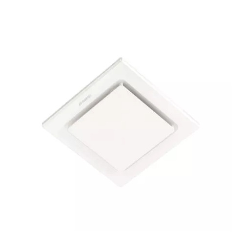 Saturn Square 250mm Exhaust Fan White