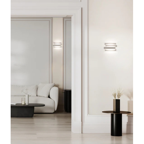 WALL Int City S/M 5W Rect Up/Dn Wh Dim Tri 3K/4K/5.7K 265 Lm
