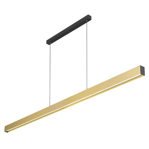 NAVARO 240 PENDANT 60wLED TUYA L:2400H:50W:75 GOLD/BLACK 4200Lm CAB:2m