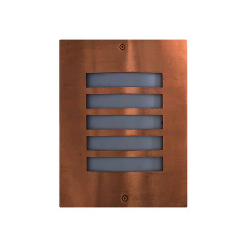 WALL S/M ES RECT Cop IP54 Grilled Mask Opal Diff