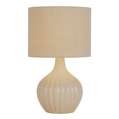 NORD CERAMIC TABLE LAMP 25wE27max H:440 D:260 CREAM