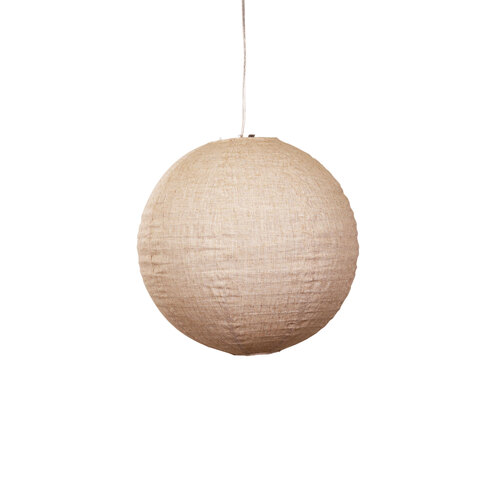 KANTO.40 ROUND FLAX LINEN SHADE