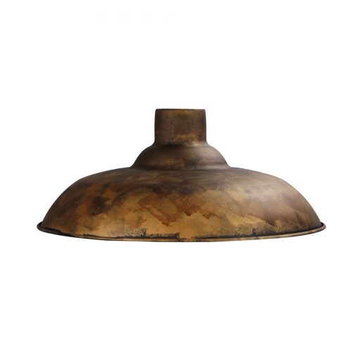SLATER.38 METAL SHADE RUSTY STEEL FINISH