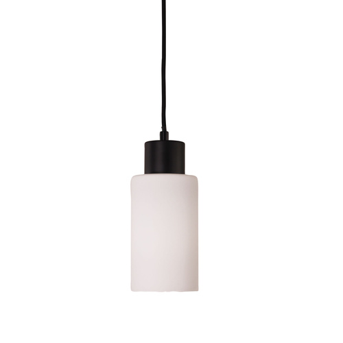 LISA SINGLE PENDANT BLACK/MATT OPAL