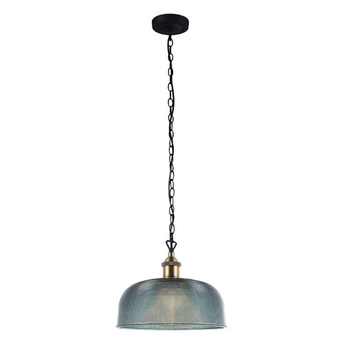 MAISON.27 BLUE HALOPHANE GLASS PENDANT