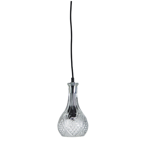 DECANT.1 SINGLE PENDANT CLEAR GLASS