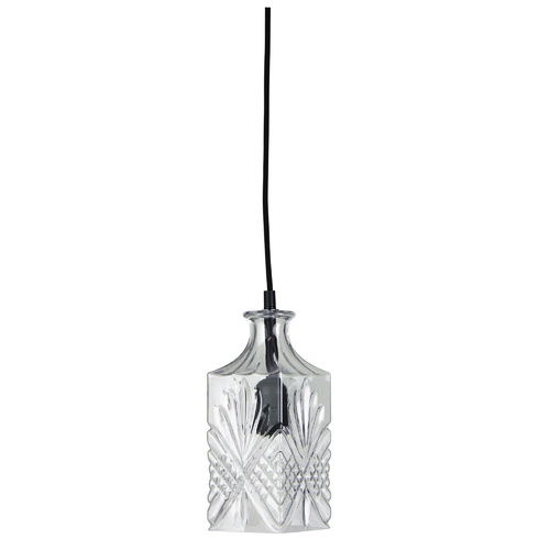 DECANT.4 SINGLE PENDANT CLEAR GLASS