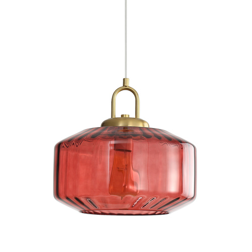 CLARISE PENDANT SATIN BRASS / ROSE