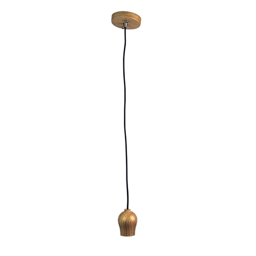 BUD SINGLE PENDANT SUSPENSION NATURAL TIMBER