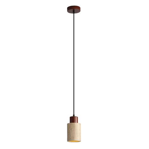 TIBUR.100 TRAVERTINE SINGLE PENDANT
