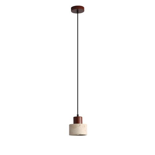 TIBUR.120 TRAVERTINE SINGLE PENDANT