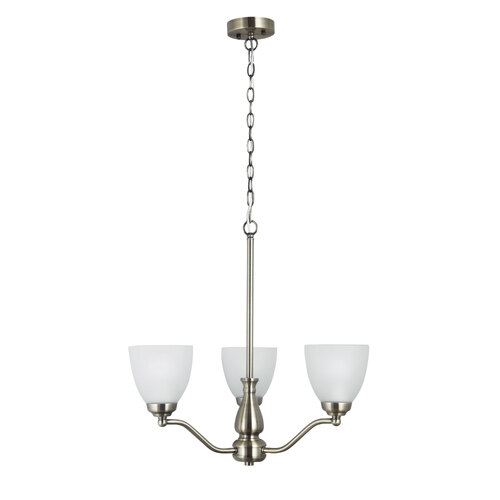 ROCHESTER 3 LIGHT PENDANT ANT BRASS / FROST