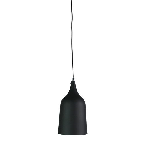 PLATO SINGLE PENDANT BLACK w/ GOLD INNER
