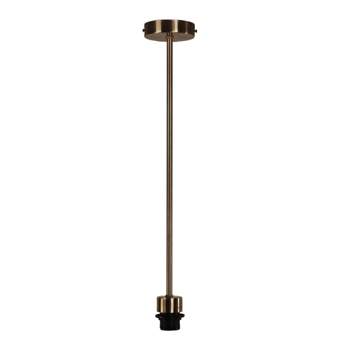 PARTI ROD SUSPENSION ANTIQUE BRASS E27
