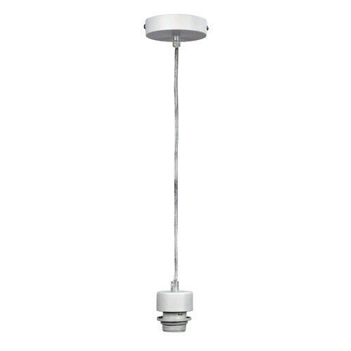 PARTI CORD SUSPENSION WHITE w/CLEAR FLEX E27