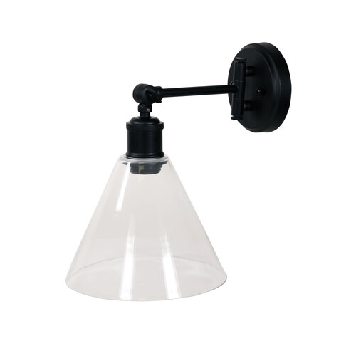 HEATH WALL LIGHT BLACK / CLEAR