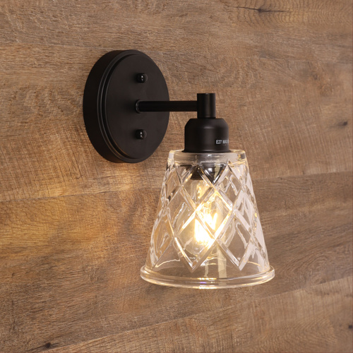 DRAM WALL LIGHT BLACK/CLEAR