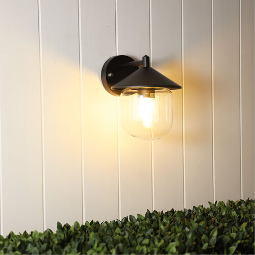 MONZA OUTDOOR WALL LIGHT BLACK