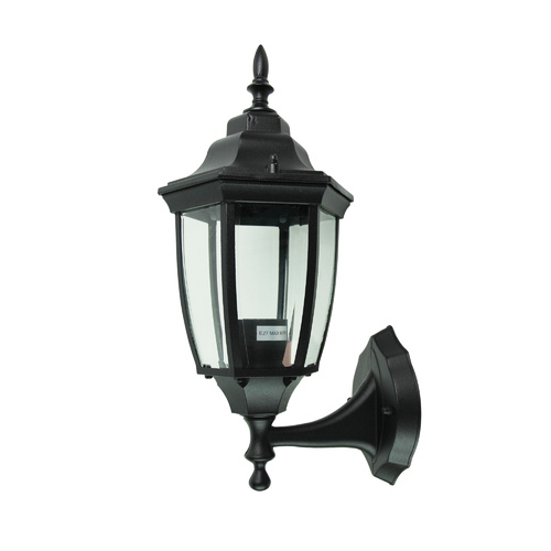 HIGHGATE UP EXT WALL LIGHT BLACK