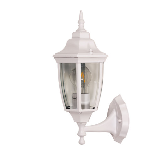 HIGHGATE UP EXT WALL LIGHT WHITE
