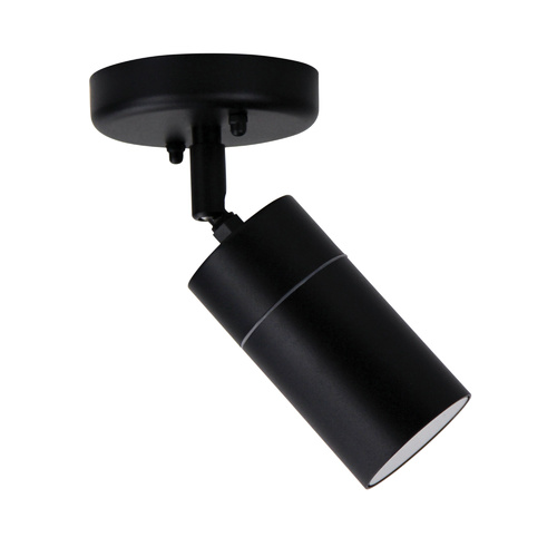 ZETA SINGLE SPOT BLACK IP44 GU10