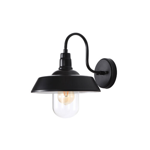 HUDSON BARN STYLE OUTDOOR LIGHT BLACK