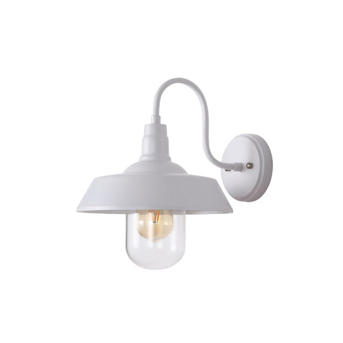 HUDSON BARN STYLE OUTDOOR LIGHT WHITE