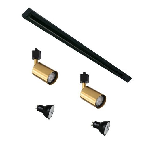 TRACK KIT BRIDGE.2 BLACK & BRASS 1m