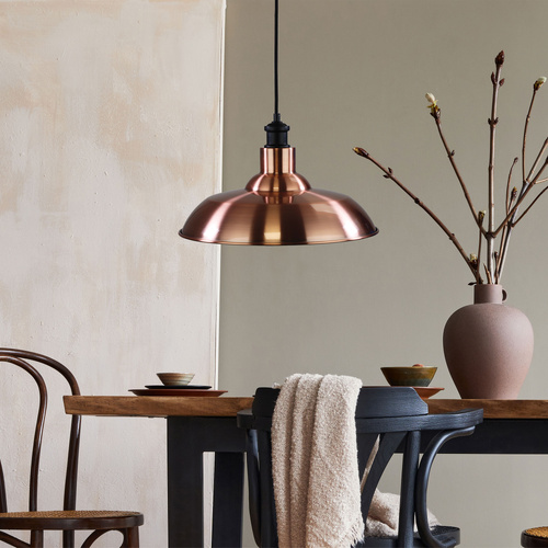 Pendant SLATER.38 COPPER & ALBANY BLACK
