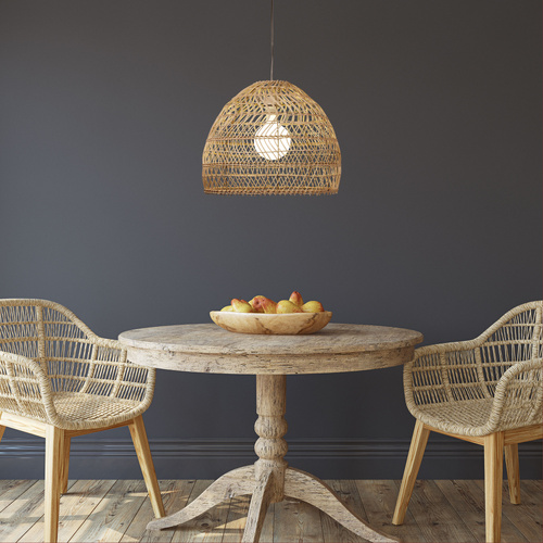 Pendant METTE.47 RATTAN w/ PARTI SUSPENSION