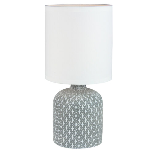 VERA COMPLETE TABLE LAMP GREY