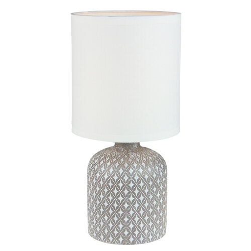 VERA COMPLETE TABLE LAMP TAUPE