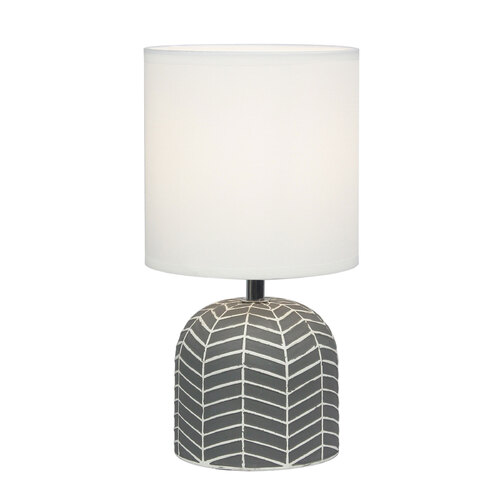MANDY COMPLETE TABLE LAMP GREY
